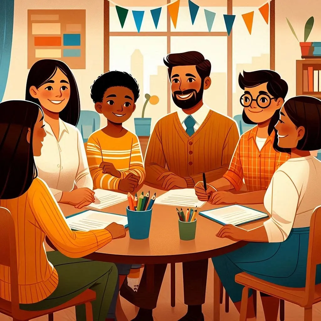 Ilustración de apoderados